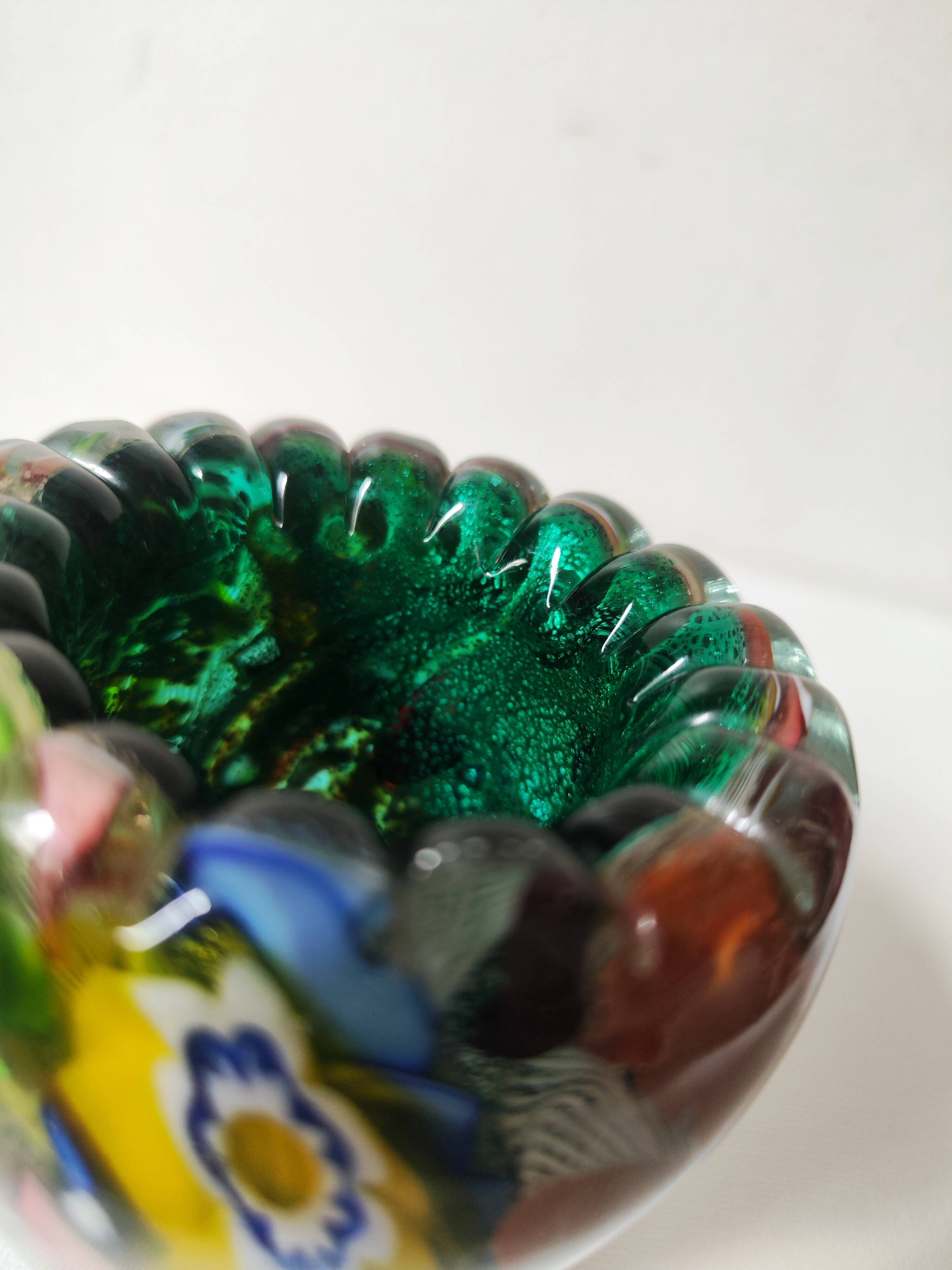 Millefiori vase Murano 1960