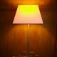 Lampe de salon/burau à poser en fer forgé années 70