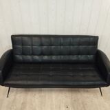 3-seater sofa and 2 vintage armchairs feet compass