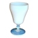 Sevres footed glass goblet chalice in white opaline signed “sèvres france”