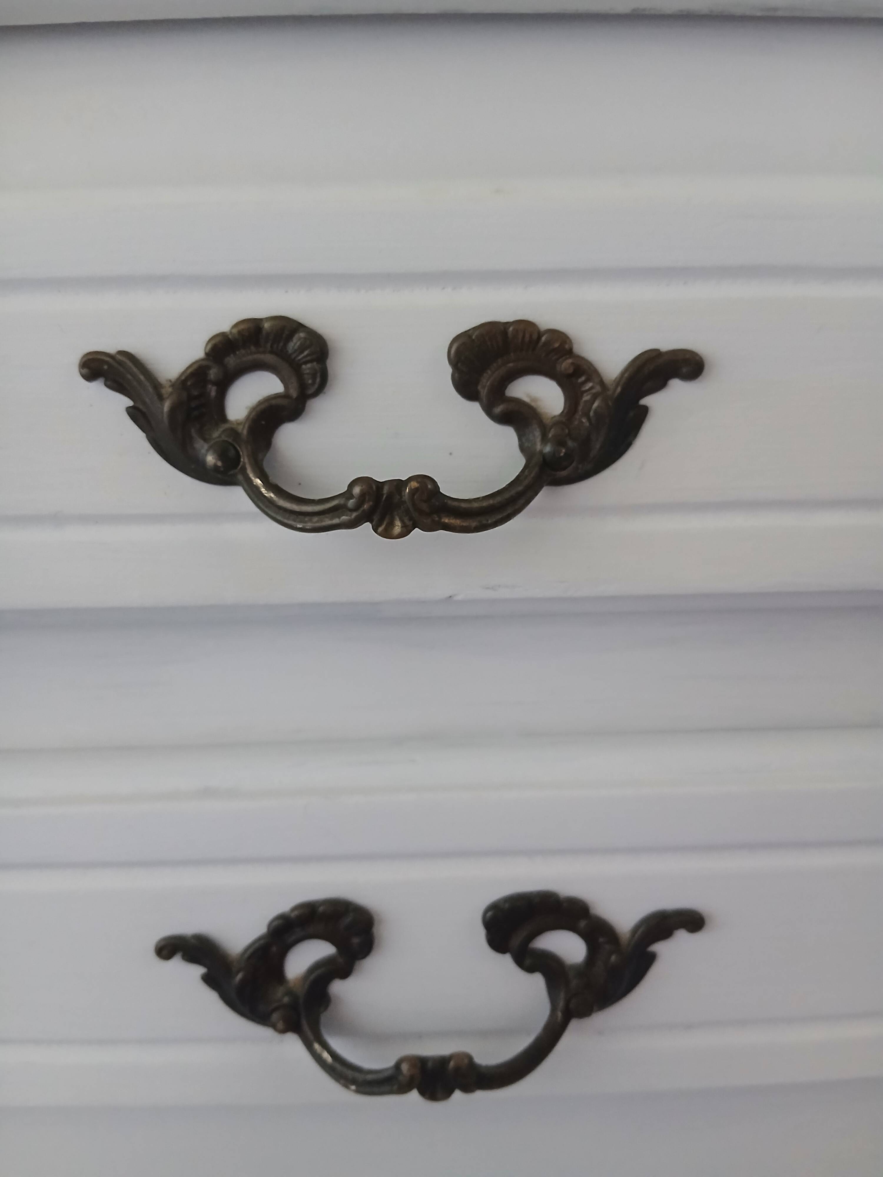 Pair of antique bedside tables