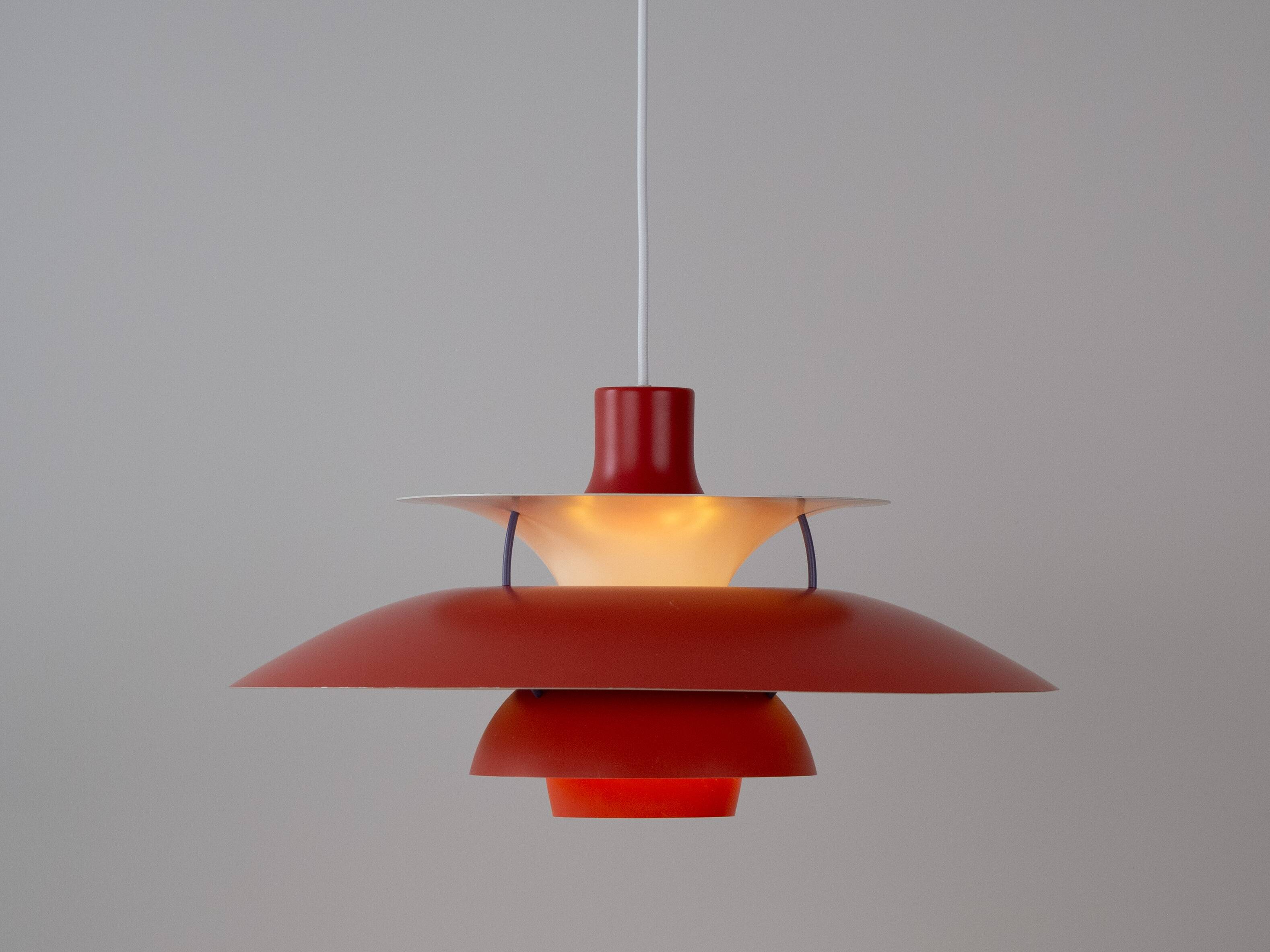 Suspension vintage danoise PH 5 par Poul Henningsen, Louis Poulsen, 1958