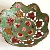 Vintage solid brass pocket tray