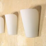 3 wall lamps by Wilhelm Wagenfeld for Peill & Putzler, "Media", 1950s