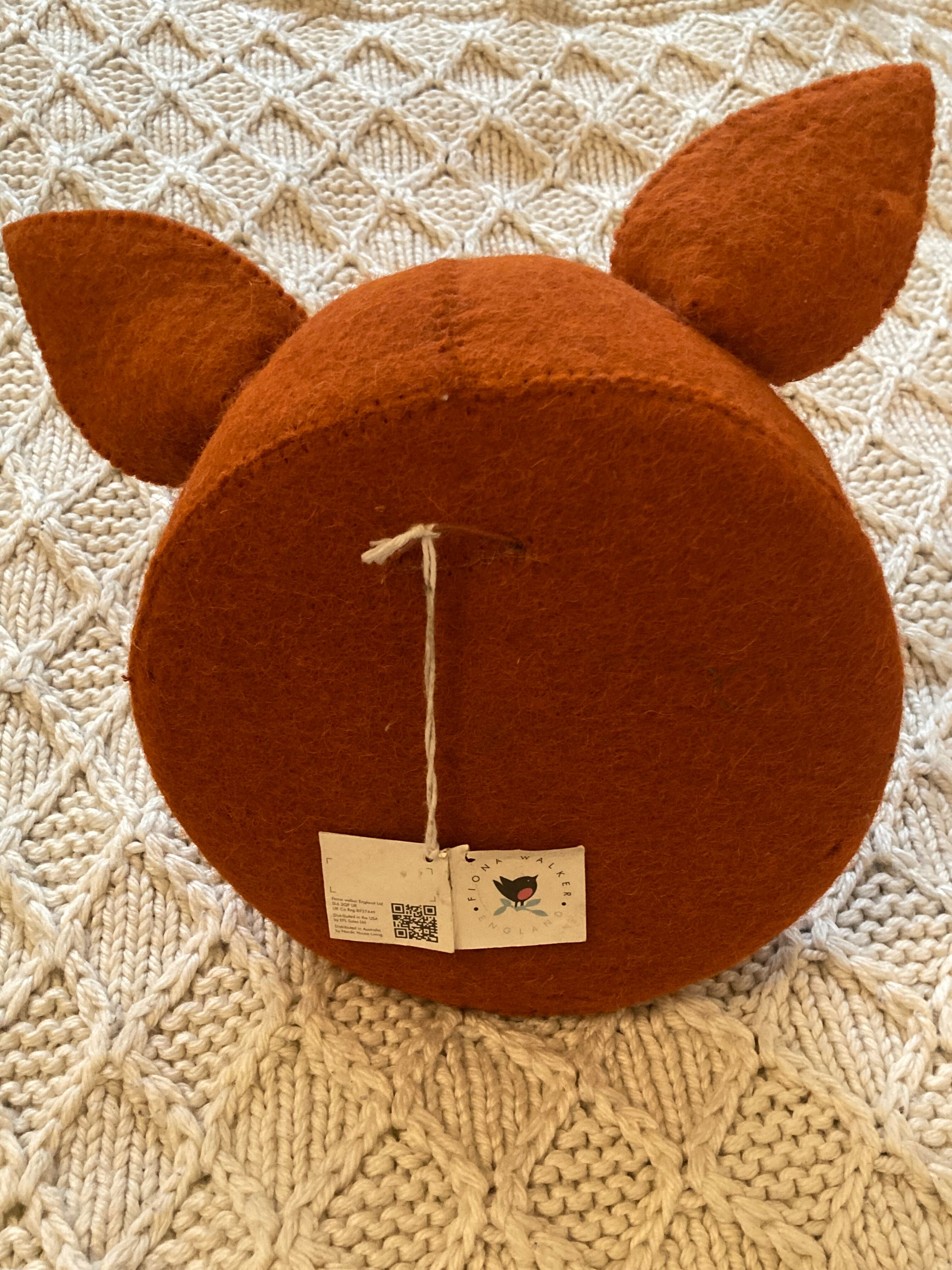 Fox Plush Trophy - Large Format - Fiona Walker