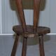 French nursing chair hand-carved in chestnut around 1760