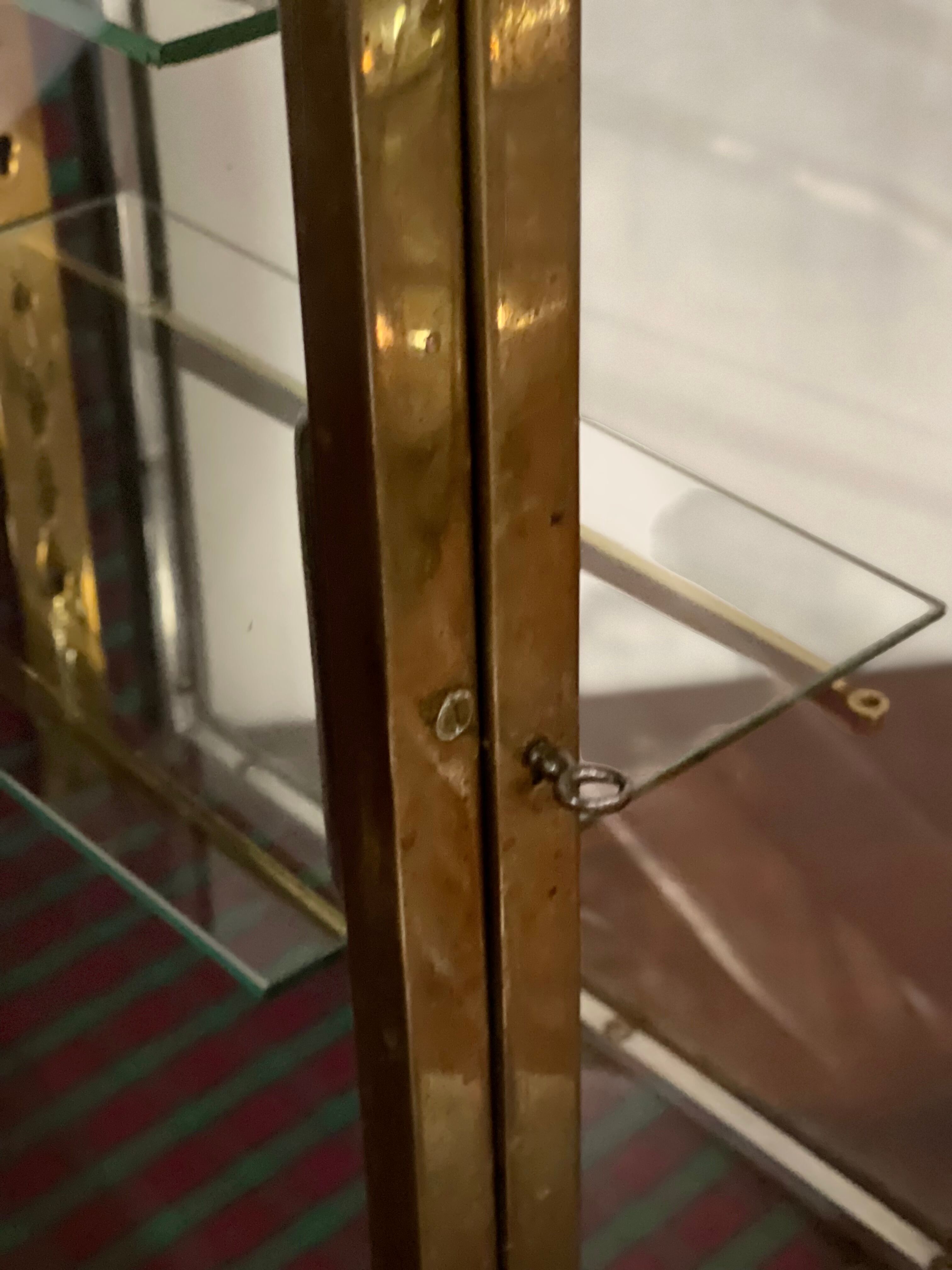 Small showcase trade brass art deco 1930'