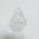 Set of 2 pear and apple candy boxes in anna Hütte crystal
