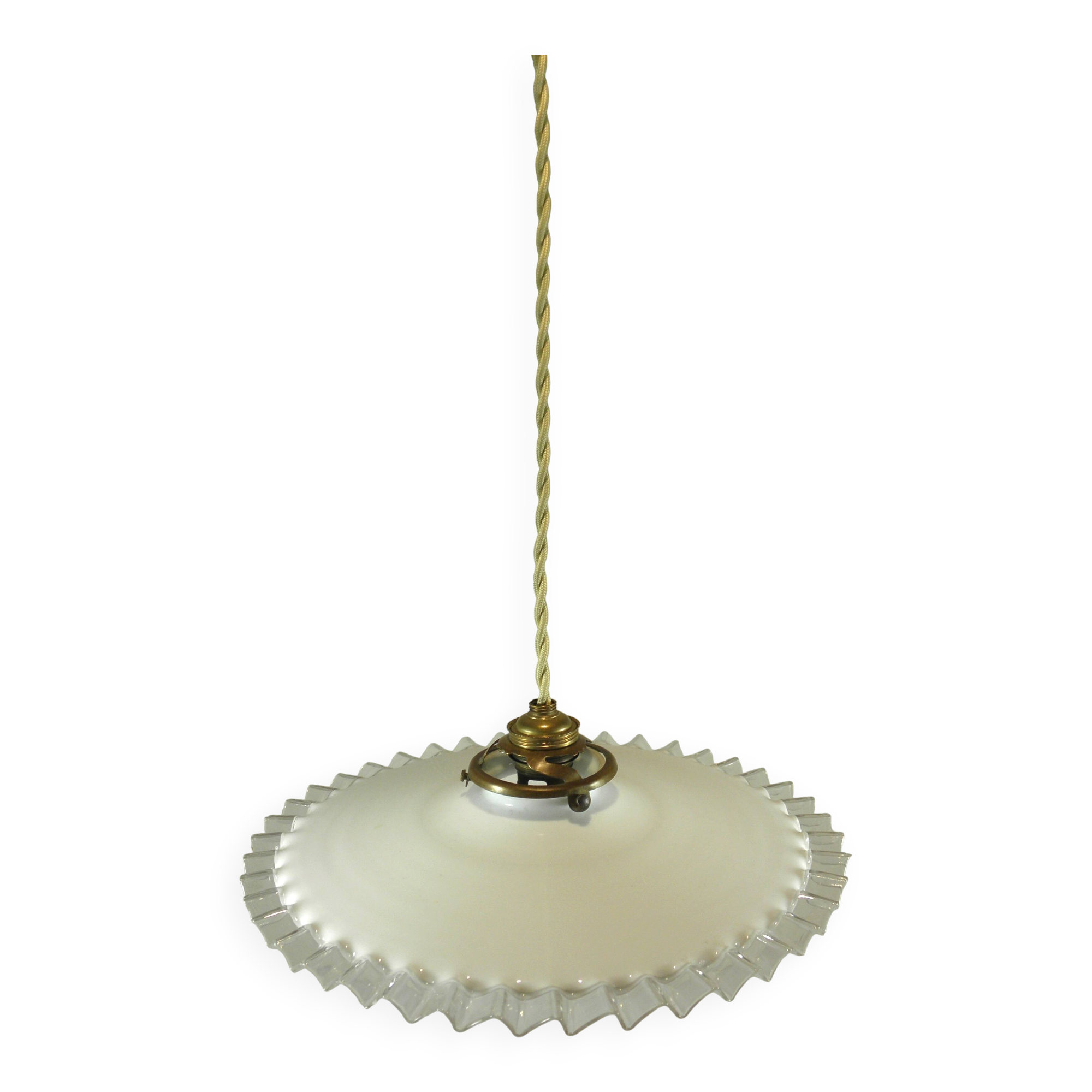 SUSPENSION and rose in OPALINE and PORCELAIN