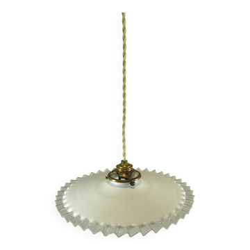SUSPENSION and rose in OPALINE and PORCELAIN