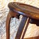 Round wooden plant holder / 40s-50s