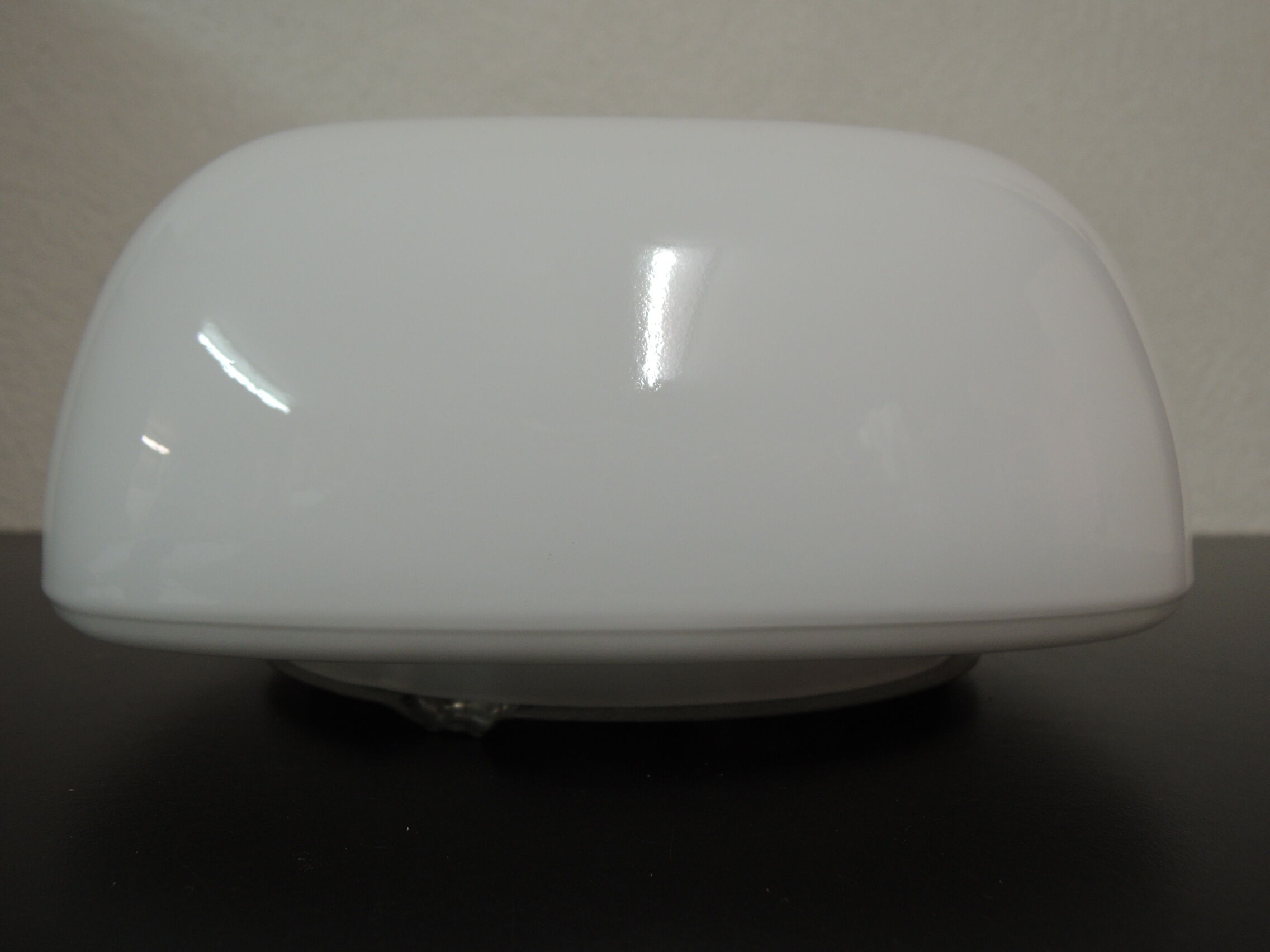 Square ceiling light in opaline