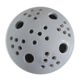 Centrepiece, white ceramic flower holder signed.