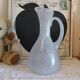 Vintage carafe in bubbled blown glass