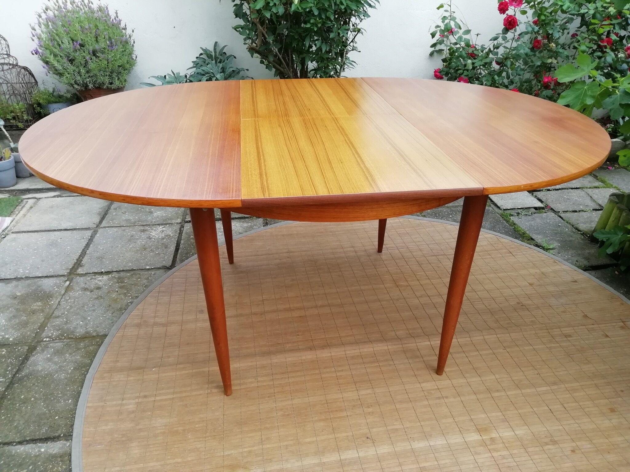 Teak table Scandinavian style 1970