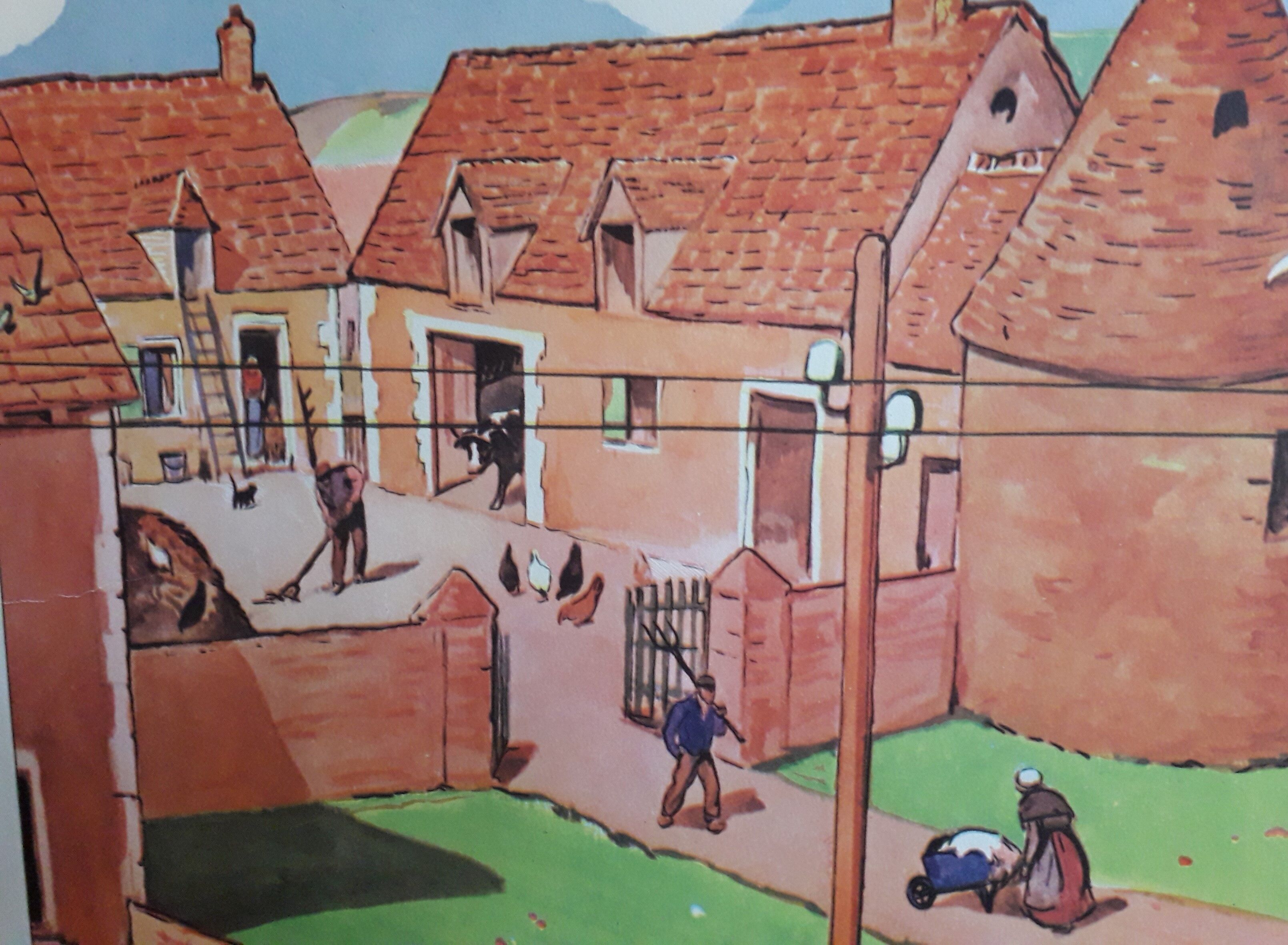 School poster 50s, Rossignol editions in winter and spring