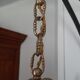 Suspension laiton opaline rose