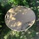 Table basse tripode bambou et rotin