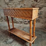 Bamboo planter, 1970s