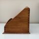 Old office sorter mail rack vintage wooden letter holder