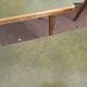 Set of 5 wooden and Formica bistro table