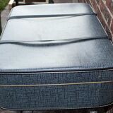 Retro blue suitcase 69 cm wide