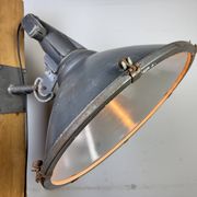 Large Vintage Industrial Aluminium Factory Wall Spotlight, 1970s