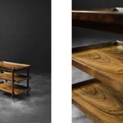 Desserte danoise vintage en palissandre