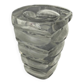 Vase Lalique “Mortefontaine” en cristal, signé Lalique France – grand
