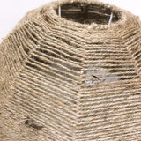 Pair of jute lampshades, 1970