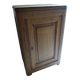 Petite armoire basse de campagne rustique chêne clair massif