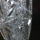Old pressed glass vase