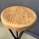 Tabourets de bar en fer forgé vintage français, années 1960 - ensemble de 3