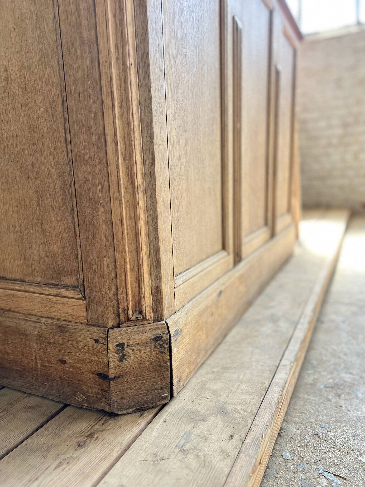 Old counter / solid oak island