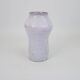 White-pink glazed ceramic vase