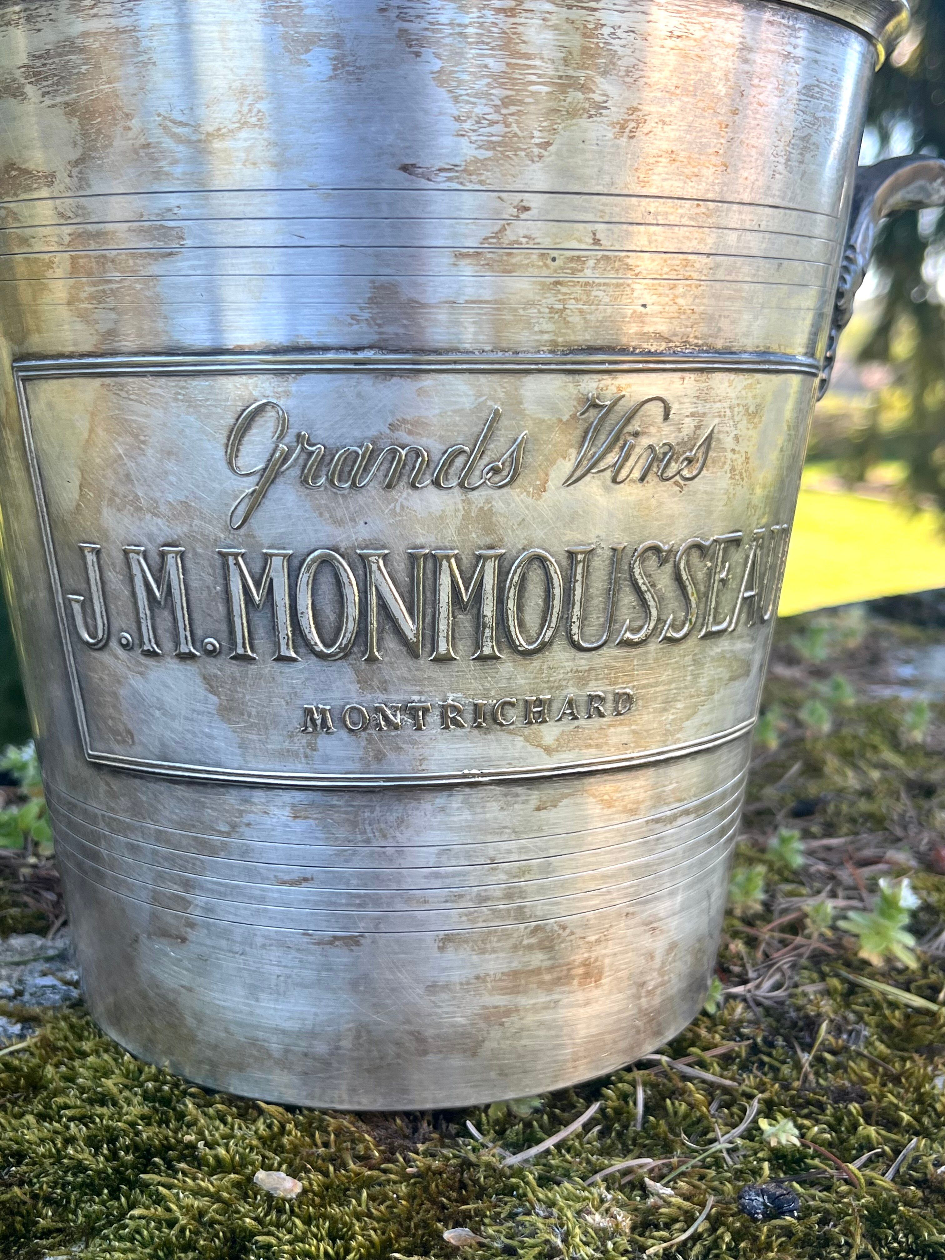 Silver Plated Champagne Cooler, Monmousseau Vintage Argit