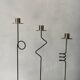 IKEA Krasen vintage candlesticks by Ehlen Johansson, Memphis 1987