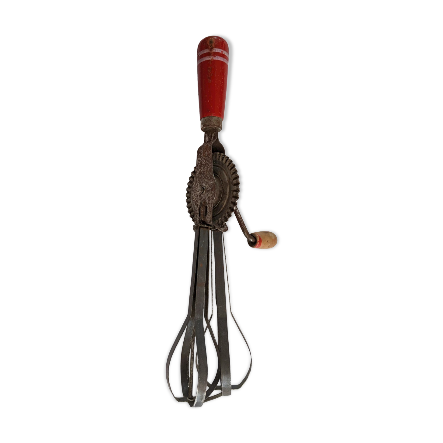 Antique manual metal mixer