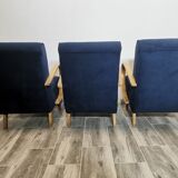 Armchairs by Jindrich Halabala for Up Závody, Set of 3
