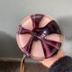 Vintage blown glass lamp base from the 1930s