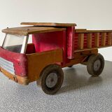 Wooden dump truck from the famous french brand dejou