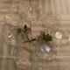 Set of old pressed moulded glass bowls