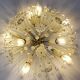 Important flush mount lamp from the middle of the last century Emil Stejnar for Rupert Nikoll. Austria, 1960s