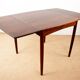 Danish extendable and reversible table, games or meals, rosewood 1960.
