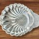 Grand plat de service Fleuron - Christofle en métal argenté forme coquille