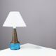 Nils Kahler ceramic table lamp by Herman A. Kähler, Denmark, 1960 signed.