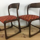 6 Baumann chairs sled rosewood