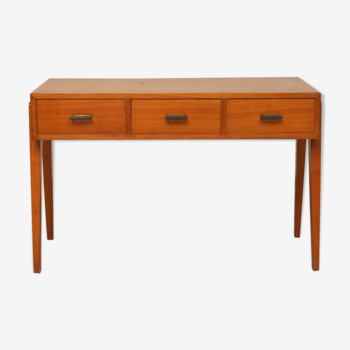 3-drawer console with compass feet, 1960