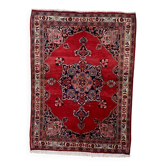 Tapis persan ancien Kazvin fait à la main 134 cm x 182 cm années 1920 - 1C1229