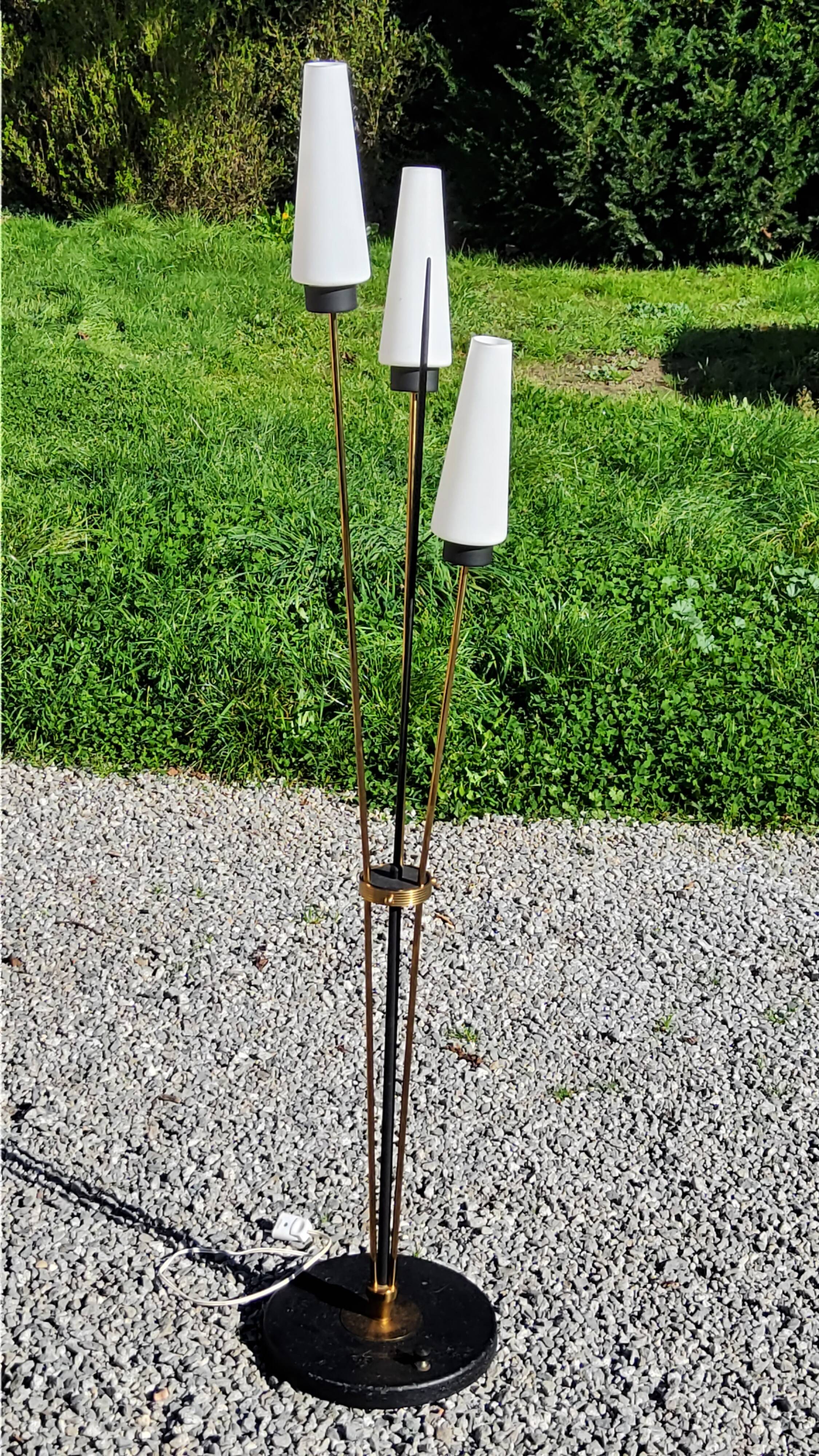 Vintage floor lamp from the 60s from Lunel